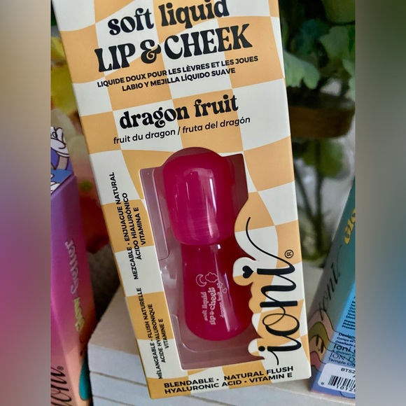 🆕🪷  IONI LIMITED EDITION  SOFT LIQUID “LIP & CHEEK” 3-PIECE SET BRAND NEW IN BOX - Picture 8 of 9